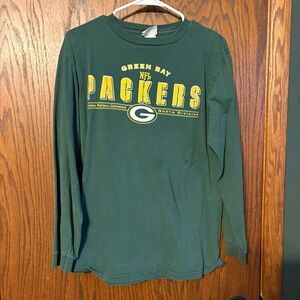 Lee Green Bay Packers Long Sleeve Tee - Green and Yellow